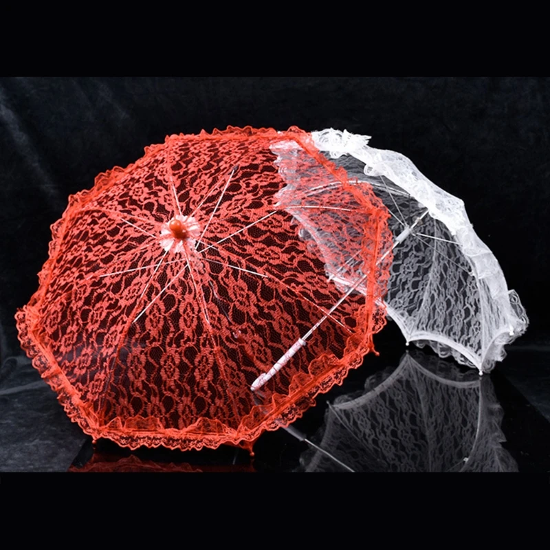 Lace Parasol Umbrella Bride Wedding Fashion Decoration Umbrella Vintage Floral Embroidery Umbrella For Tea Party Stage Cosplay
Lace Parasol Umbrella Bride Wedding Fashion Decoration Umbrella Vintage Floral Embroidery Umbrella For Tea Party Stage Cosplay