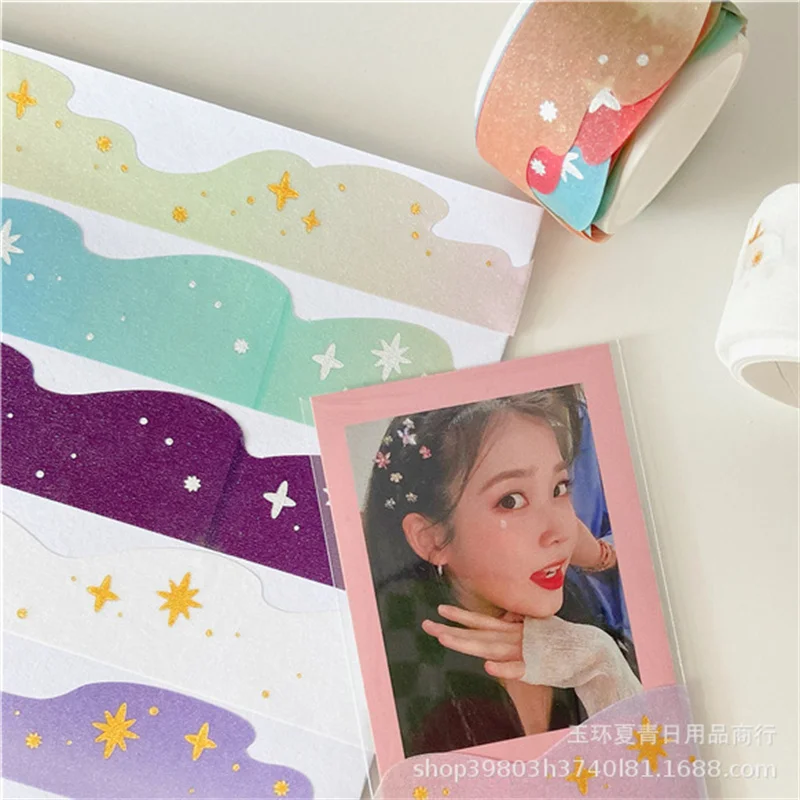 Korea Shaped Like Star Stickers Decorative Masking Tape Cute Scrapbooking Adhesive Tape School Stationery Supplies Stickers
Korea Shaped Like Star Stickers Decorative Masking Tape Cute Scrapbooking Adhesive Tape School Stationery Supplies Stickers
