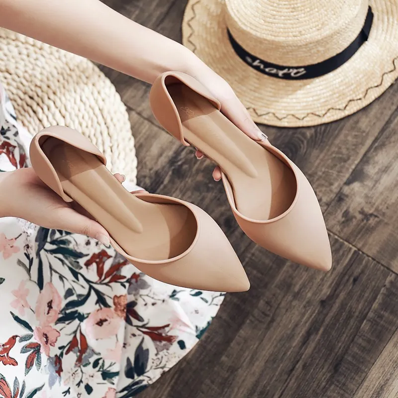SANDRA JRR Women Jelly Heels Shoes Chunky Med Heel Pointed Toe Slip On Spring Summer Pumps Lady Sandals Office Work Rain Shoes
SANDRA JRR Women Jelly Heels Shoes Chunky Med Heel Pointed Toe Slip On Spring Summer Pumps Lady Sandals Office Work Rain Shoes