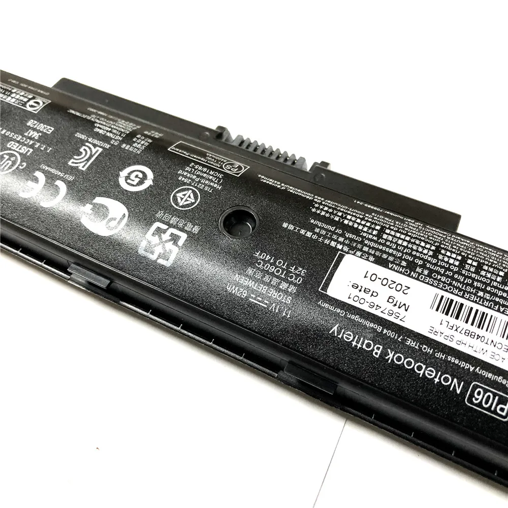 NEW Genuine High Capacity Laptop Battery 6Cells PI06 For HP Pavilion 14 15 Envy 17 17t 17z HSTNN-DB4N DB4O HSTNN-LB4O 710417-001
NEW Genuine High Capacity Laptop Battery 6Cells PI06 For HP Pavilion 14 15 Envy 17 17t 17z HSTNN-DB4N DB4O HSTNN-LB4O 710417-001