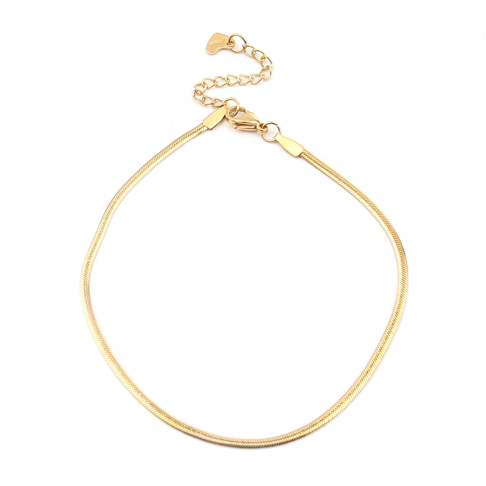 Fashion Gold Silver Color Anklet Stainless Steel Bracelet Summer Beach Golden Leg Chain Foot Jewelry Bracelet Anklet For Women
Fashion Gold Silver Color Anklet Stainless Steel Bracelet Summer Beach Golden Leg Chain Foot Jewelry Bracelet Anklet For Women