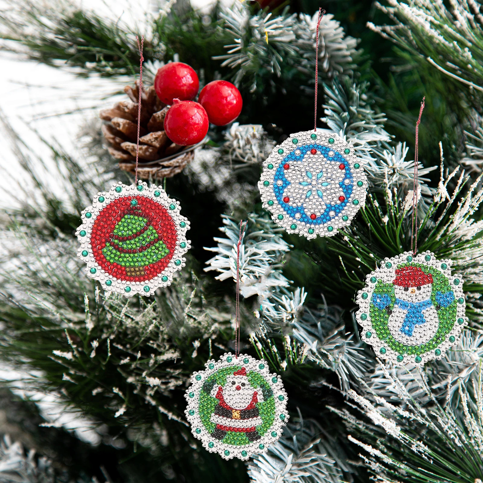 JIEME Christmas Decoration Horizontal Hanging Diamond Painting Atmosphere Decoration Hanging DIY Diamond Embroidery
JIEME Christmas Decoration Horizontal Hanging Diamond Painting Atmosphere Decoration Hanging DIY Diamond Embroidery