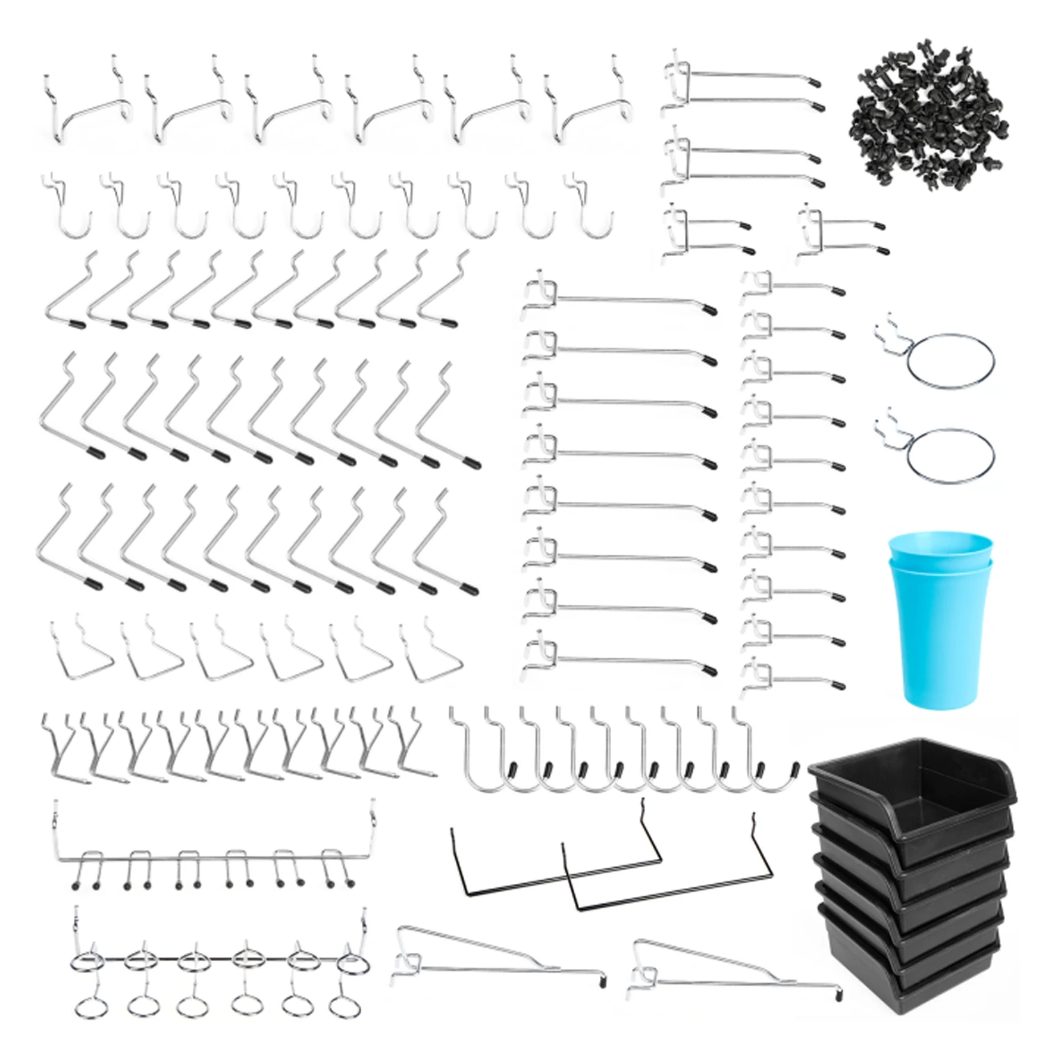 Metal Pegboard Hooks Pegs Board Organizer Assortment Kit Peg Locks Garage Work Shop Storage Hanging Applications
Metal Pegboard Hooks Pegs Board Organizer Assortment Kit Peg Locks Garage Work Shop Storage Hanging Applications