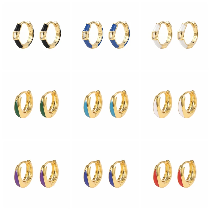 Trend Sterling Silver Earrings for Women Hoop Earring Girl Piercing Huggie Jewelry Zircon Pendiente Brincos Women Earrings
Trend Sterling Silver Earrings for Women Hoop Earring Girl Piercing Huggie Jewelry Zircon Pendiente Brincos Women Earrings