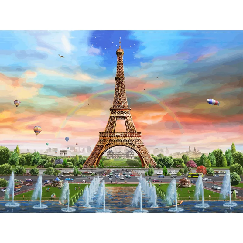 5D Round Drill Modern Home Decoration Diy Diamond Painting Paris Iron Tower Needlework Full Diamond Embroidery Painting
5D Round Drill Modern Home Decoration Diy Diamond Painting Paris Iron Tower Needlework Full Diamond Embroidery Painting