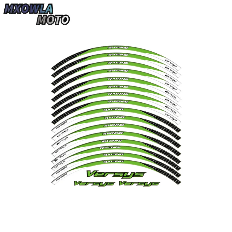 12 Strips Motorcycle Reflective decals Wheels Moto Rim Stickers decoration protection rim sticker For VERSYS 650 1000
12 Strips Motorcycle Reflective decals Wheels Moto Rim Stickers decoration protection rim sticker For VERSYS 650 1000