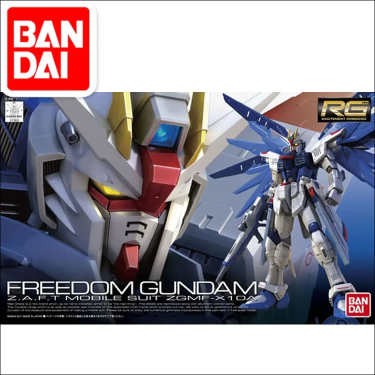 Original RG 1/144 Gundam Model ZGMF-X10A FREEDOM GUNDAM SEED DESTINY Unchained Mobile Suit Kids Toys
Original RG 1/144 Gundam Model ZGMF-X10A FREEDOM GUNDAM SEED DESTINY Unchained Mobile Suit Kids Toys
