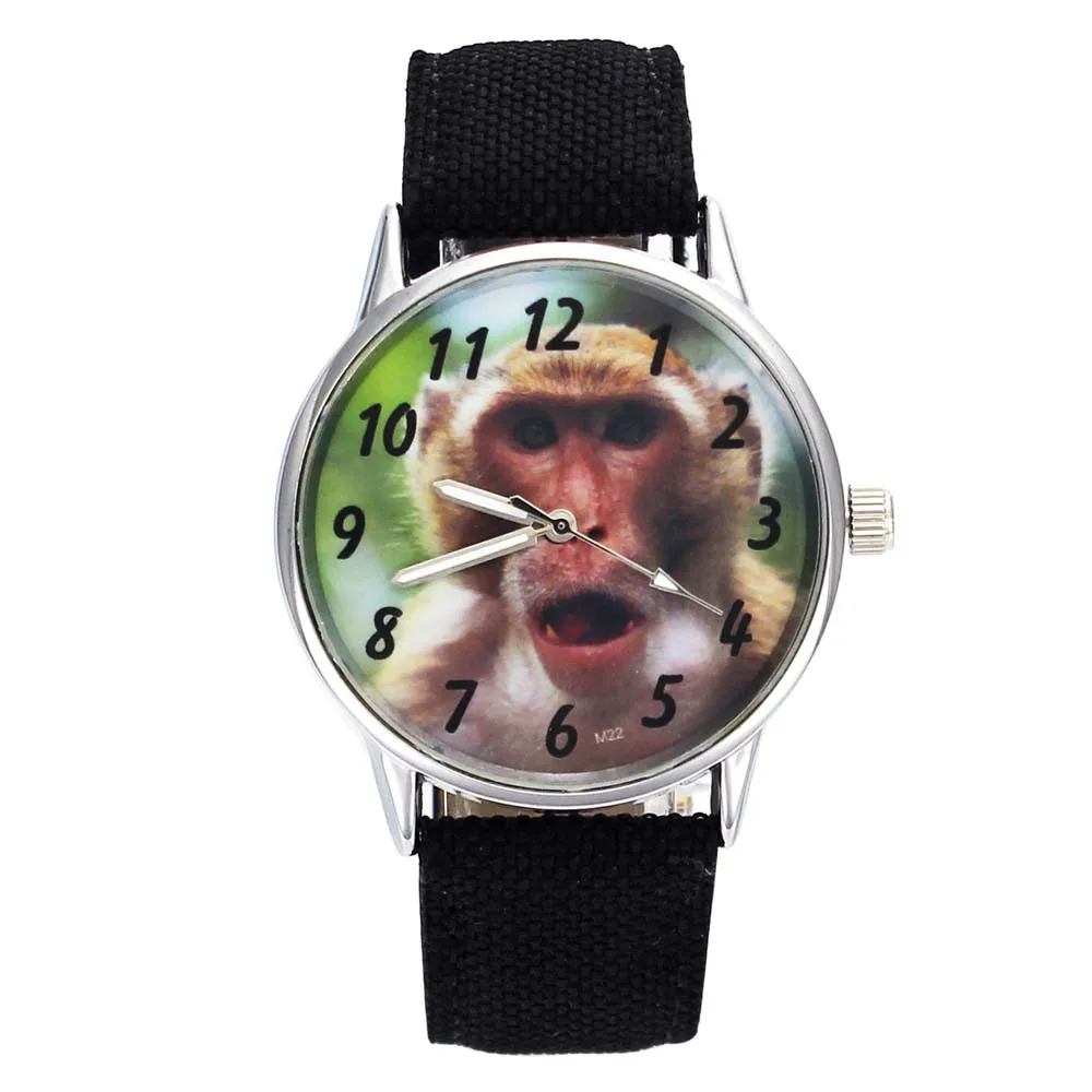 Monkey Funny Shock Face Emoticon Animal Pattern Watch for Women Men Fashion Casual Denim Cloth Strap Ladies Quartz Wrist Watches
Monkey Funny Shock Face Emoticon Animal Pattern Watch for Women Men Fashion Casual Denim Cloth Strap Ladies Quartz Wrist Watches