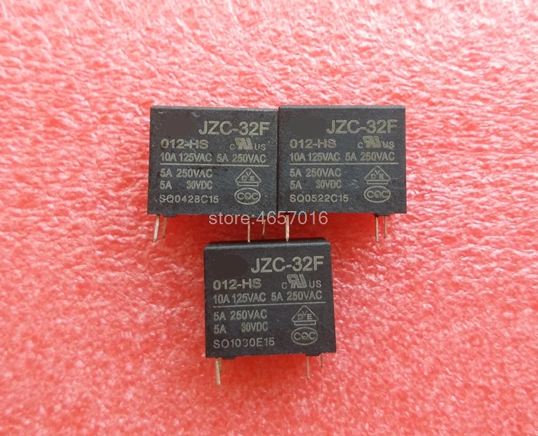 10 шт./лот реле JZC-33F 012-ZS 33F-1C-12V 
10 шт./лот реле JZC-33F 012-ZS 33F-1C-12V