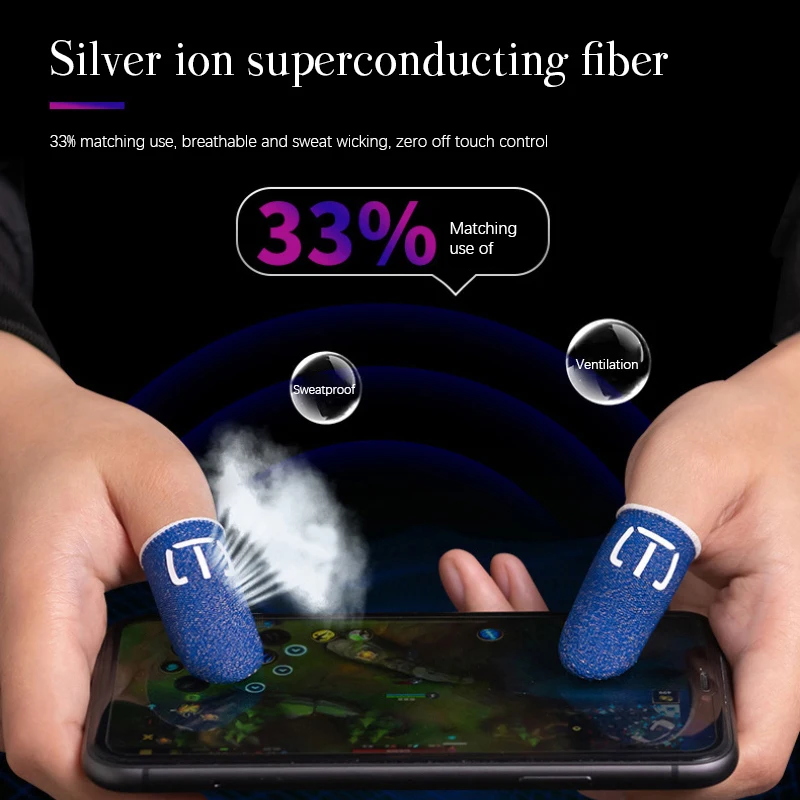 2pcs Finger Glove Cots Fingertips For PUBG PS5 PS4 Games Press Screen Sensitive Touch Gaming Sleeve Breathable Cover Accessories
2pcs Finger Glove Cots Fingertips For PUBG PS5 PS4 Games Press Screen Sensitive Touch Gaming Sleeve Breathable Cover Accessories