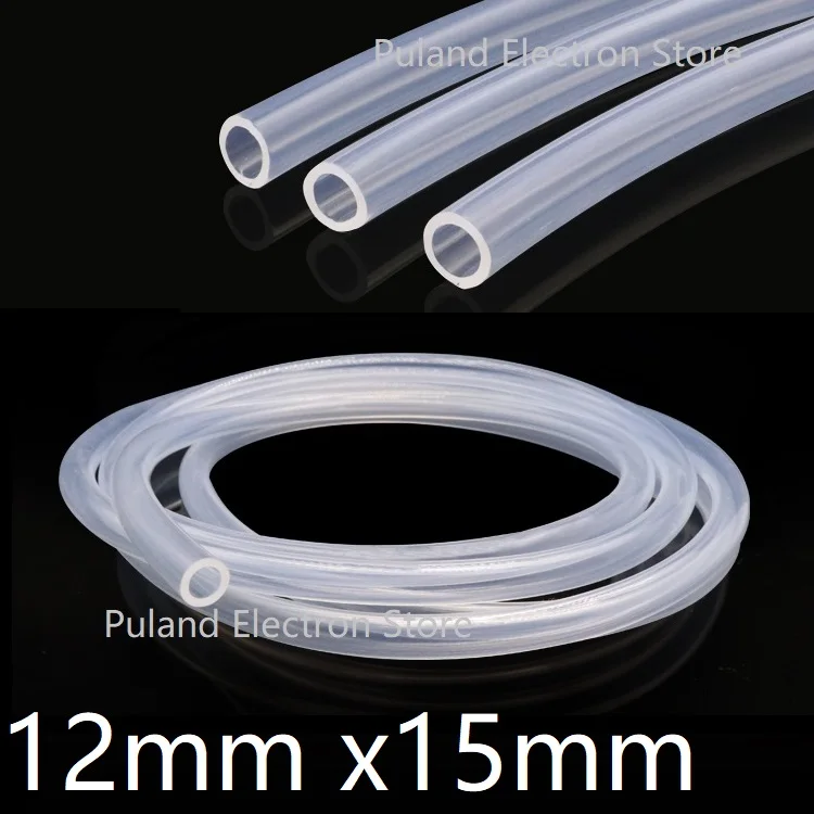 12x15 Silicone Tubing ID 12mm OD 15mm Food Grade Flexible Drink Tubing Pipe Temperature Resistance Nontoxic Transparent
12x15 Silicone Tubing ID 12mm OD 15mm Food Grade Flexible Drink Tubing Pipe Temperature Resistance Nontoxic Transparent