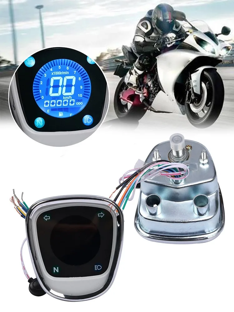 Motorcycle LCD Digital Odometer Speedometer Tachometer for Honda Passport C50 C70 C90 Passport Cub 70 90 C70
Motorcycle LCD Digital Odometer Speedometer Tachometer for Honda Passport C50 C70 C90 Passport Cub 70 90 C70