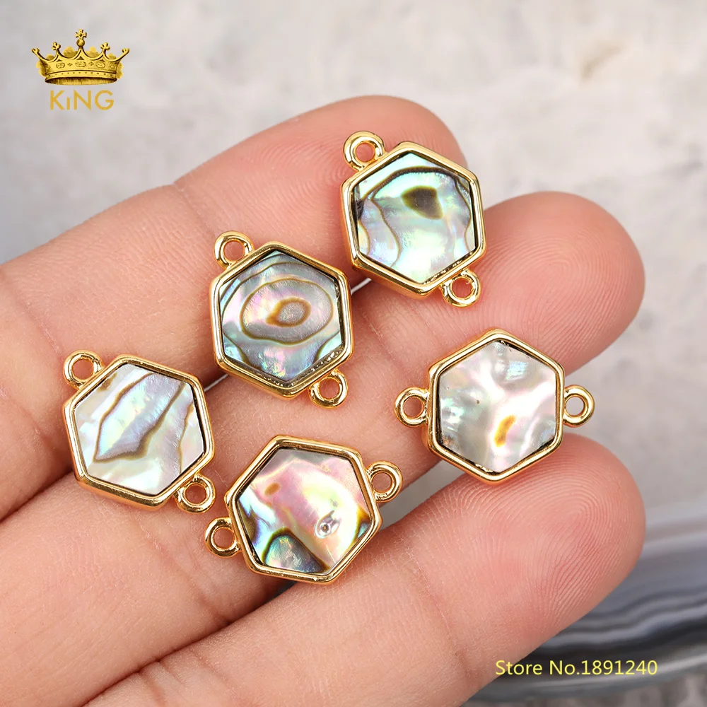 5pcs Natural Stones Faceted Hexagon Connectors Crafts Bracelet,Quartz Crystal,Labradorite,Shell,Sunstone Gold Charms for Jewelry
5pcs Natural Stones Faceted Hexagon Connectors Crafts Bracelet,Quartz Crystal,Labradorite,Shell,Sunstone Gold Charms for Jewelry