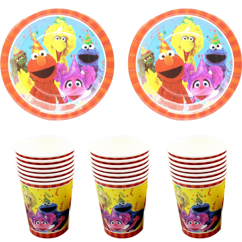 Sesame Street Theme Dishes Glass Birthday Events Party Tableware Baby Shower Decorate Cups Plates Kids Favors Pet 60pcs/lot
Sesame Street Theme Dishes Glass Birthday Events Party Tableware Baby Shower Decorate Cups Plates Kids Favors Pet 60pcs/lot