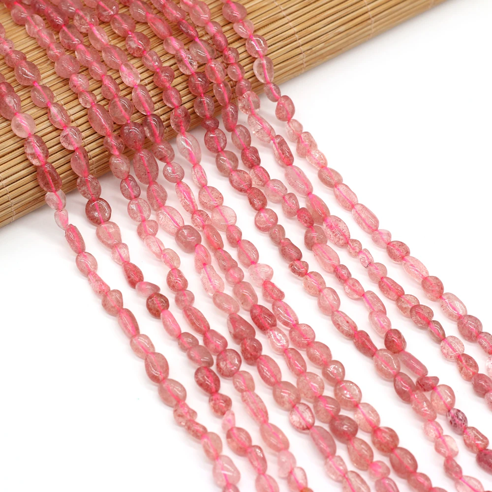 Fine Natural Stone Strawberry Crystal Beads Loose Hole Bead for Jewelry Making Exquisite Bracelet Necklace Accessories
Fine Natural Stone Strawberry Crystal Beads Loose Hole Bead for Jewelry Making Exquisite Bracelet Necklace Accessories
