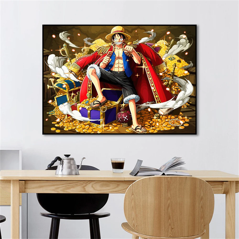 One Piece Luffy Find Gold Treasure Poster And Print Japanese Anime Canvas Painting Zoro Wall Art Living Bedroom Home Decoration
One Piece Luffy Find Gold Treasure Poster And Print Japanese Anime Canvas Painting Zoro Wall Art Living Bedroom Home Decoration