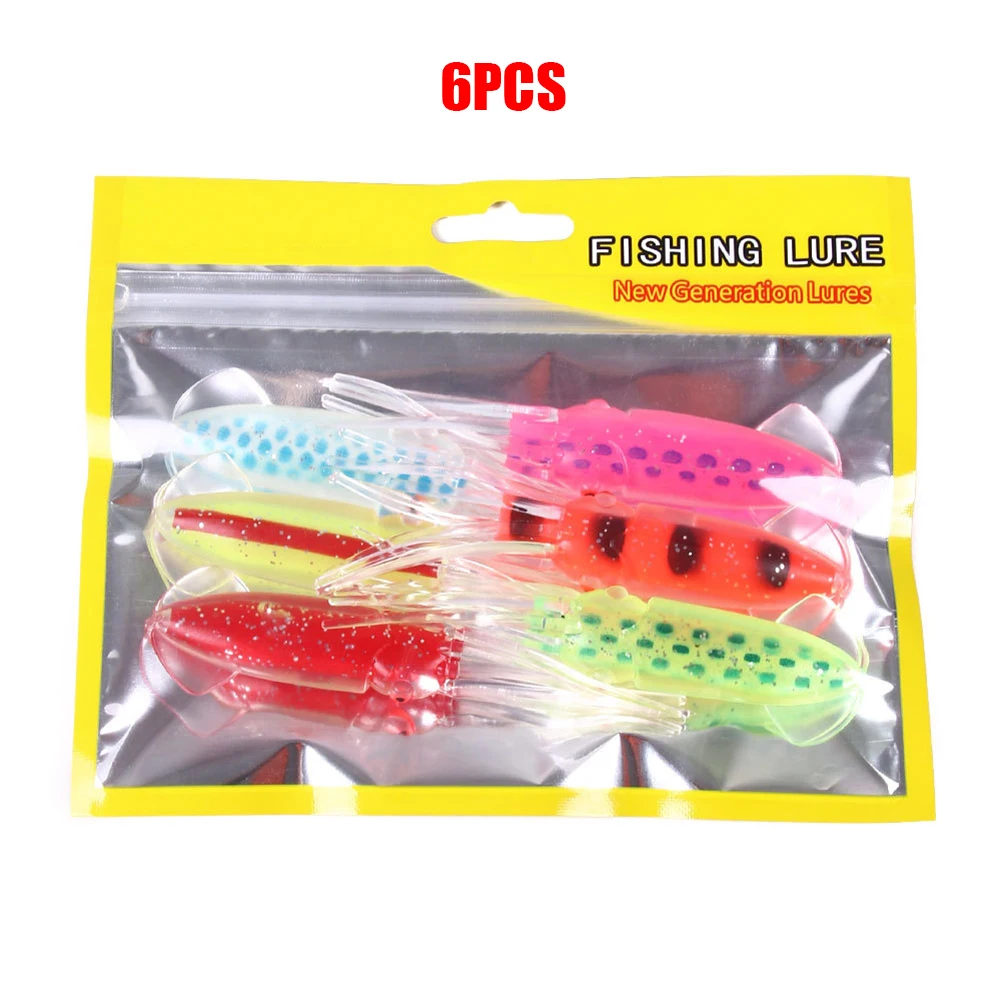 6pcs Fishing Lures 10cm Squid Beard Cuttlefish Rigs Soft Baits Fishing Lures High Quality Fishing Lures
6pcs Fishing Lures 10cm Squid Beard Cuttlefish Rigs Soft Baits Fishing Lures High Quality Fishing Lures