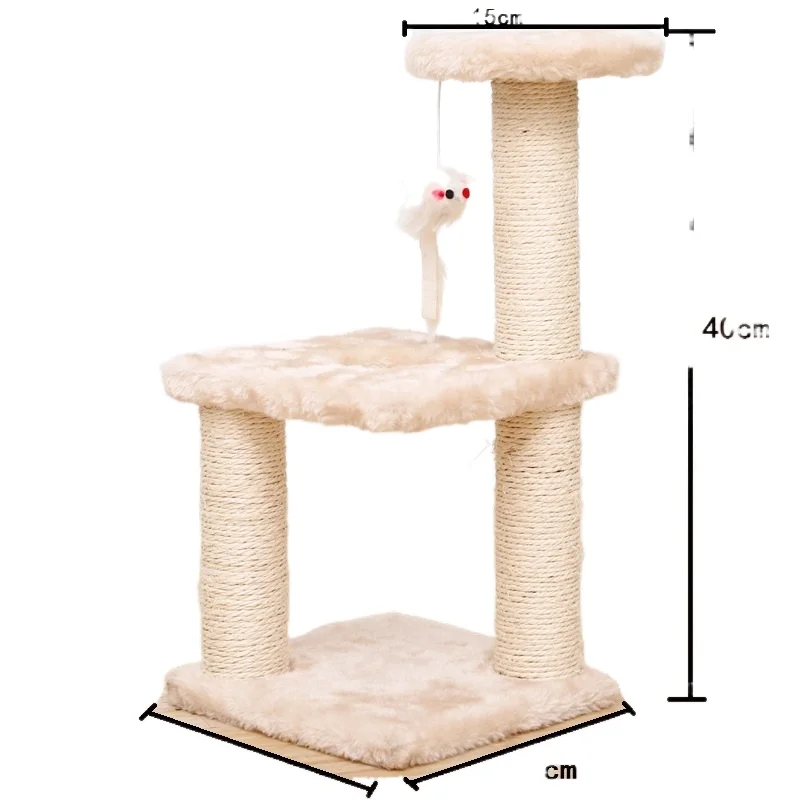 Cat Toy Climbing Frame Scratching Tree for Kittens Multi-layer House Small Pet Hammock
Cat Toy Climbing Frame Scratching Tree for Kittens Multi-layer House Small Pet Hammock