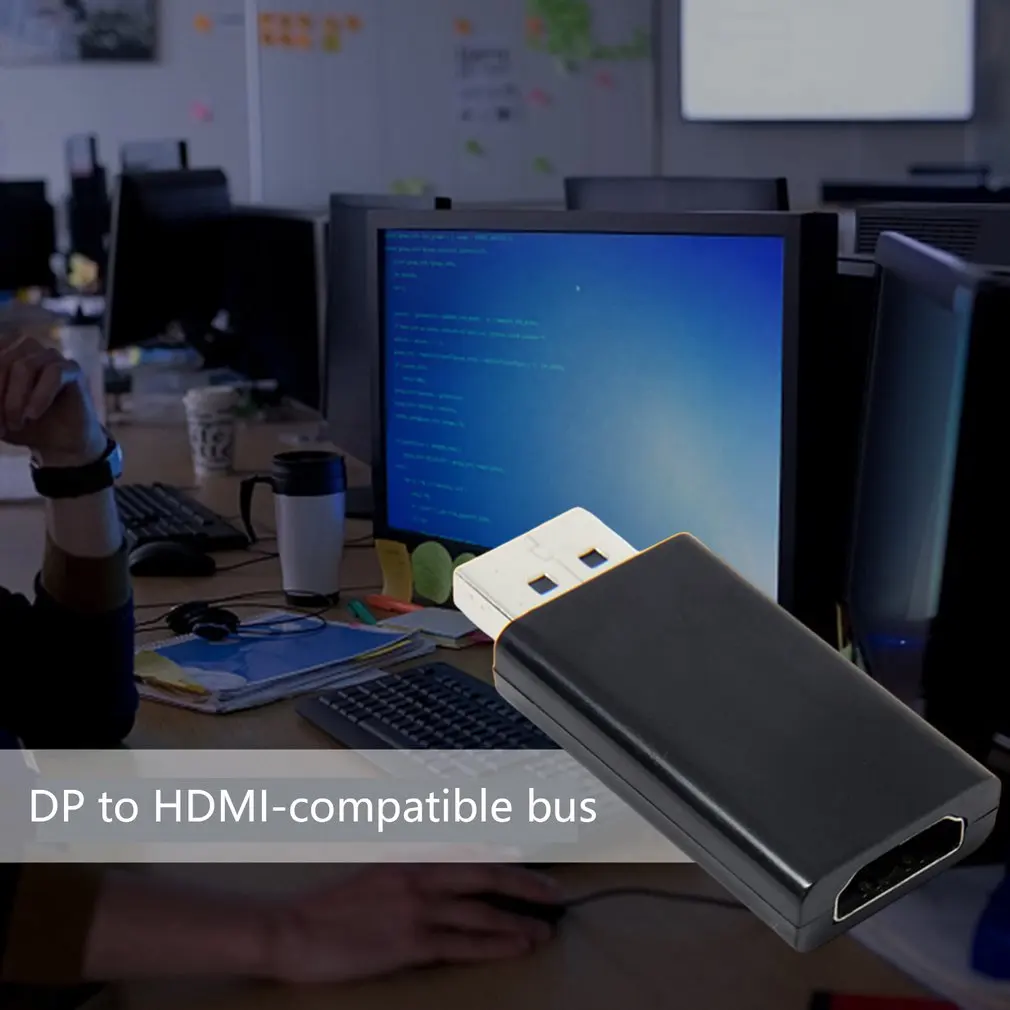 DP Male To HDMI-compatible Female Adapter Converter Nickel-plated Process Plug And Play Stable Signal Transmission Adapter
DP Male To HDMI-compatible Female Adapter Converter Nickel-plated Process Plug And Play Stable Signal Transmission Adapter