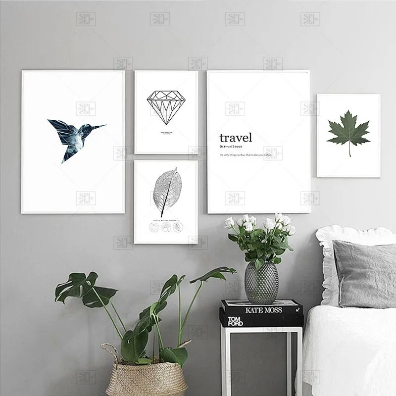 Nordic Style Poster Minimalist Art Canvas Painting Bird Leaf Black and White Prints Wall Art Decoration Painting for Living Room
Nordic Style Poster Minimalist Art Canvas Painting Bird Leaf Black and White Prints Wall Art Decoration Painting for Living Room