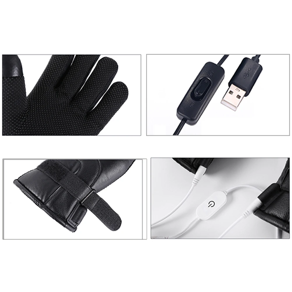 Winter Electric Heated Gloves Windproof Cycling Warm Heating Touch Screen Skiing Gloves USB Powered Heated Gloves For Men Women
Winter Electric Heated Gloves Windproof Cycling Warm Heating Touch Screen Skiing Gloves USB Powered Heated Gloves For Men Women