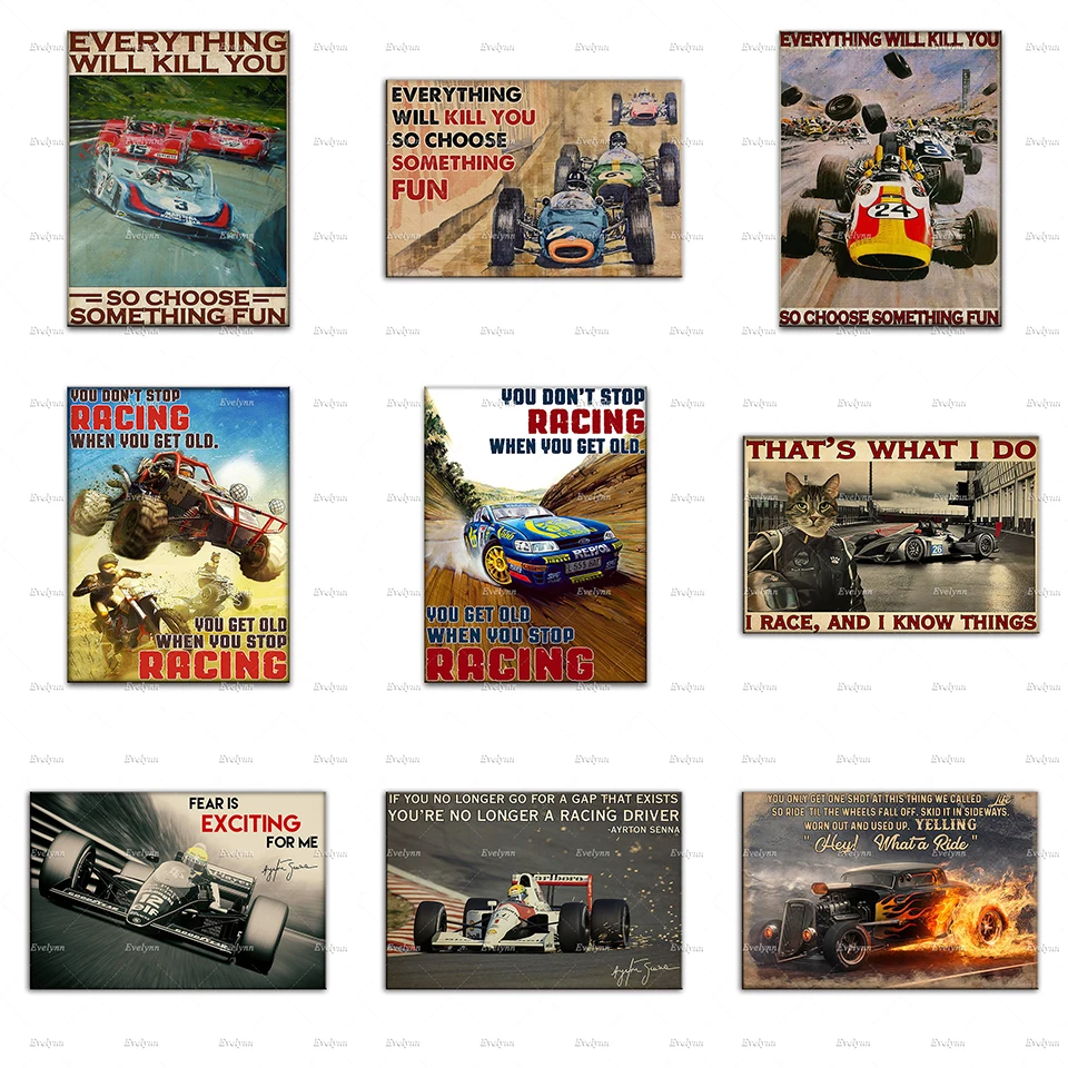 Car Auto Racing Racer Everything Will Kill You So Choose Something Fun Racing Retro Poster Wall Art Prints Home Decor CanvasGift
Car Auto Racing Racer Everything Will Kill You So Choose Something Fun Racing Retro Poster Wall Art Prints Home Decor CanvasGift