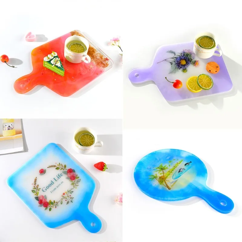 Rectangle Round Handle Tray Epoxy Resin Mold Fruit Coaster Tray Silicone Mold DIY Coaster Round Tray Resin Mirror
Rectangle Round Handle Tray Epoxy Resin Mold Fruit Coaster Tray Silicone Mold DIY Coaster Round Tray Resin Mirror