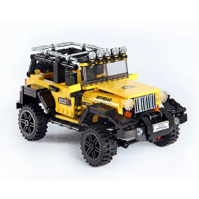 610pcs Offroad Adventure Set Building Blocks Car Series Bricks Toys For Kids Educational Kids Gifts Model
610pcs Offroad Adventure Set Building Blocks Car Series Bricks Toys For Kids Educational Kids Gifts Model