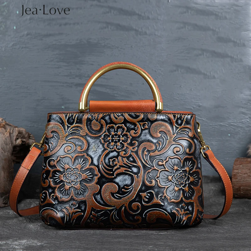 Jea Love Leather Handbags New Retro Embossed Handbag Female Temperament First Layer Cowhide Single Shoulder Messenger Bag Women
Jea Love Leather Handbags New Retro Embossed Handbag Female Temperament First Layer Cowhide Single Shoulder Messenger Bag Women
