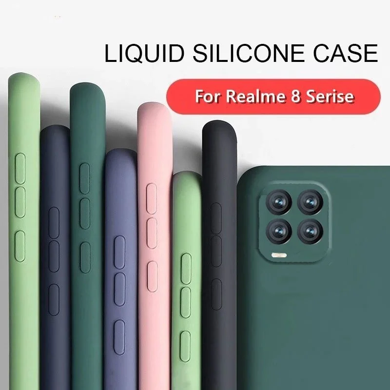 Liquid Silicone Case For Realme 8 Pro GT C21 C25 7 Narzo 30 5g 30A, Original Soft TPU Case For Phone
Liquid Silicone Case For Realme 8 Pro GT C21 C25 7 Narzo 30 5g 30A, Original Soft TPU Case For Phone
