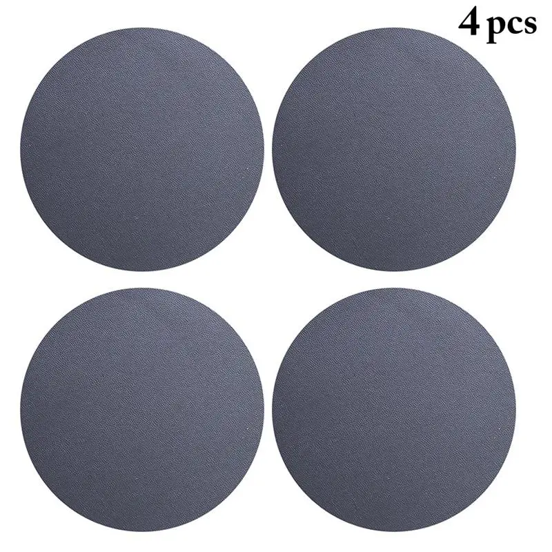 4PCS Drink Mat Faux Leather Solid Color Coaster Waterproof Non-Slip Round Mat Cup Mat Insulation Mat Bowl Placemat Home Decor
4PCS Drink Mat Faux Leather Solid Color Coaster Waterproof Non-Slip Round Mat Cup Mat Insulation Mat Bowl Placemat Home Decor
