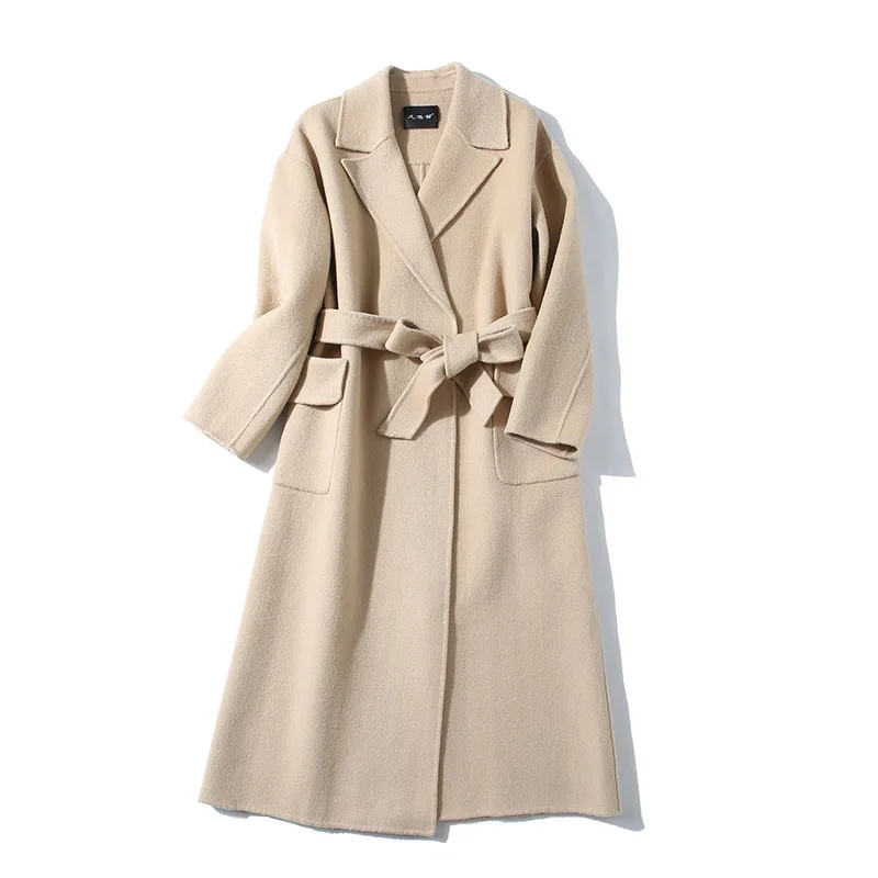 Winter Long Wool Coat Women Cashmere Blend Belted Camel Jacket Came Black Trench Woolen Overcoat Beige Outfits 2021 Fashion
Winter Long Wool Coat Women Cashmere Blend Belted Camel Jacket Came Black Trench Woolen Overcoat Beige Outfits 2021 Fashion