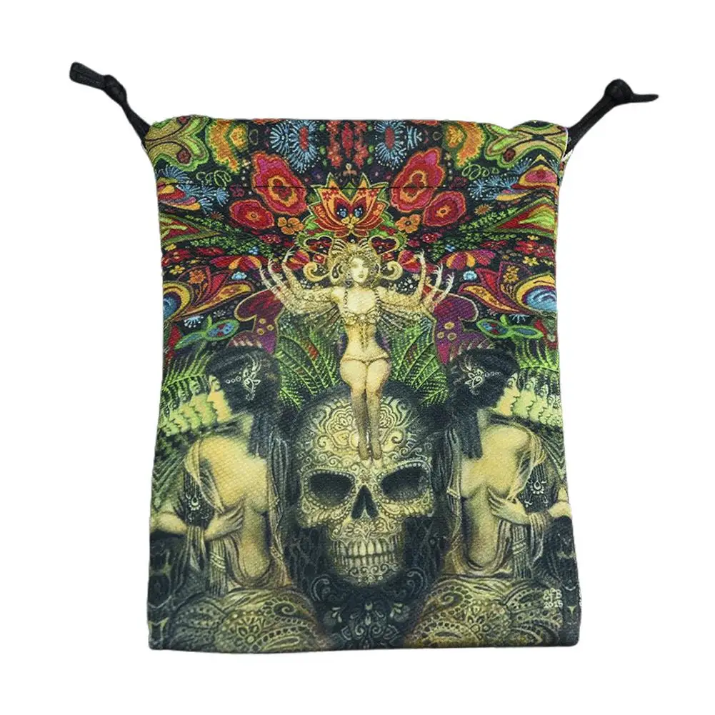 Tarot Storage Bag Velvet Printed Game Card Drawstring Package Storage Bag Game Bag Home Supplies Light And Soft 13cmx18cm NEW
Tarot Storage Bag Velvet Printed Game Card Drawstring Package Storage Bag Game Bag Home Supplies Light And Soft 13cmx18cm NEW
