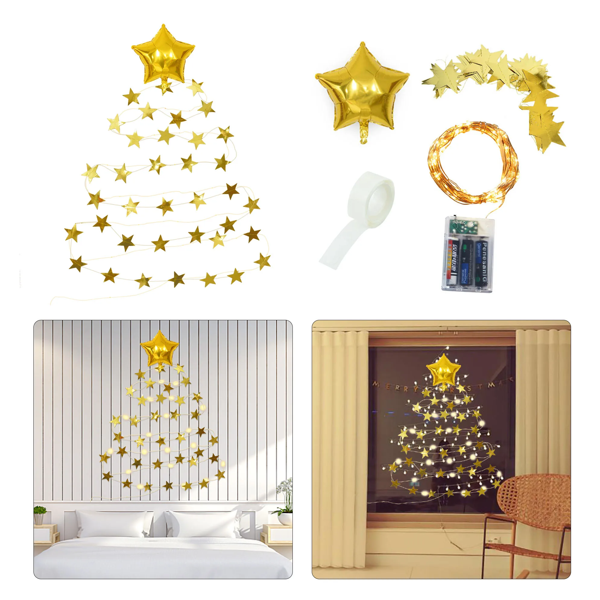 1set Golden Star Foil Balloon Banner LED String Lights Wedding Birthday Party Decoration Baby Shower Houseware DIY Decoration
1set Golden Star Foil Balloon Banner LED String Lights Wedding Birthday Party Decoration Baby Shower Houseware DIY Decoration