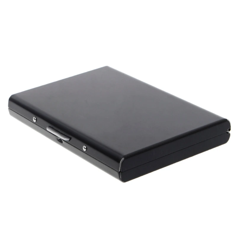 Black Stainless Steel Business ID Card Holder Business Name Credit ID Card Pocket Case Box Holder Office Supply
Black Stainless Steel Business ID Card Holder Business Name Credit ID Card Pocket Case Box Holder Office Supply