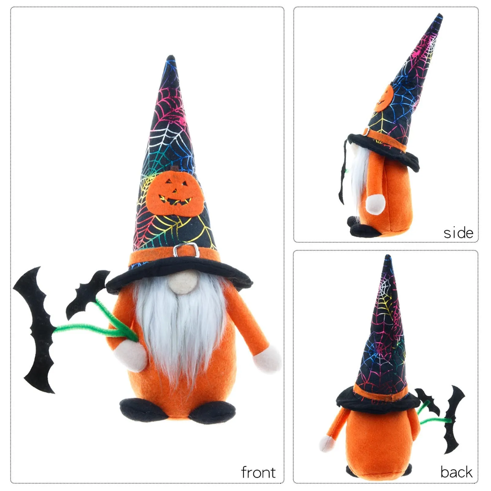 Bat Walking Stick Standing Doll Halloween Gnomes Plush Doll Novelty Faceless Dwarf Doll Toy Ornaments Standing Faceless Doll
Bat Walking Stick Standing Doll Halloween Gnomes Plush Doll Novelty Faceless Dwarf Doll Toy Ornaments Standing Faceless Doll