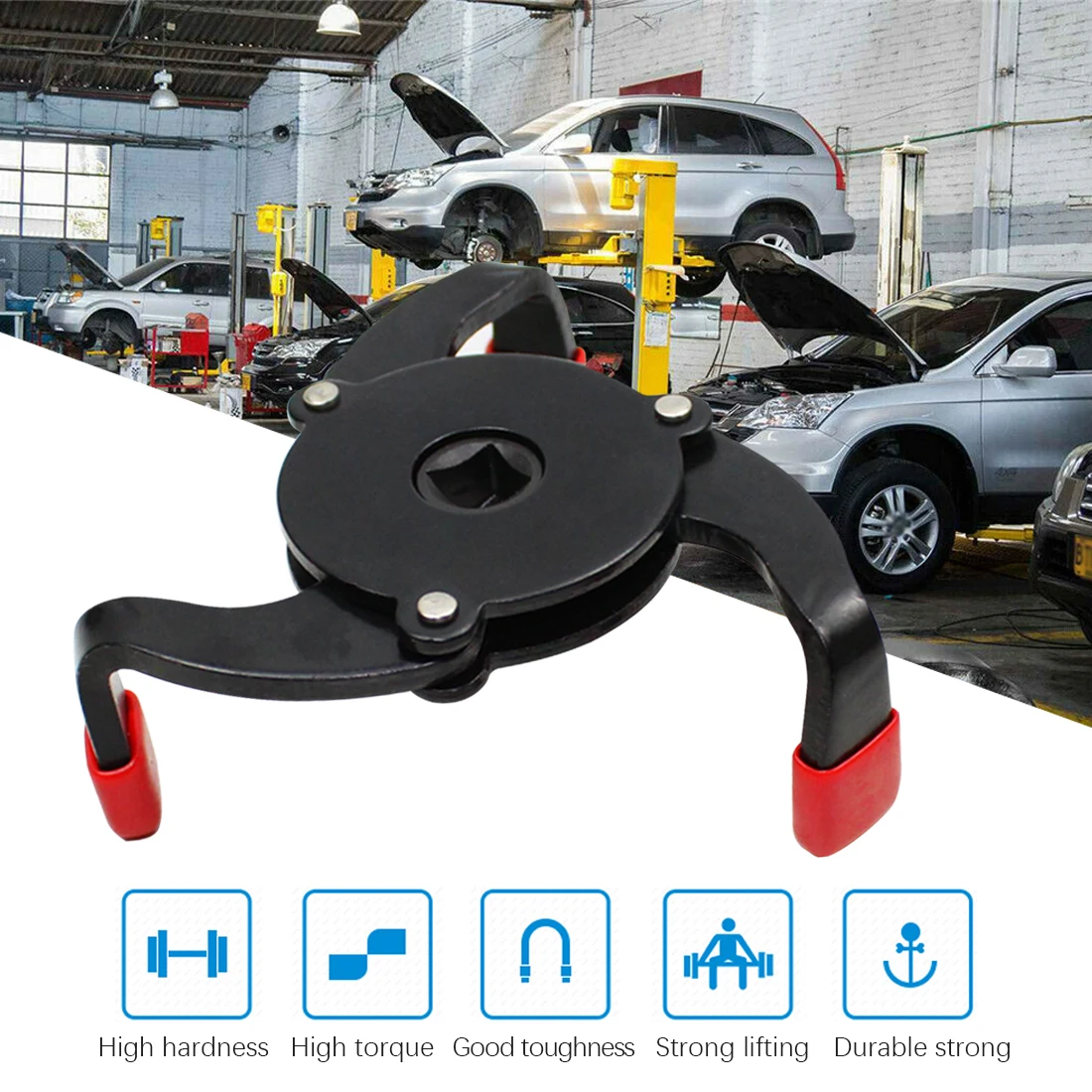 Cars Oil Filter Universal Three-jaw wrench Oil Filter Remover Tool Removal Tool Interface Special Tools Oil Filter Wrench
Cars Oil Filter Universal Three-jaw wrench Oil Filter Remover Tool Removal Tool Interface Special Tools Oil Filter Wrench