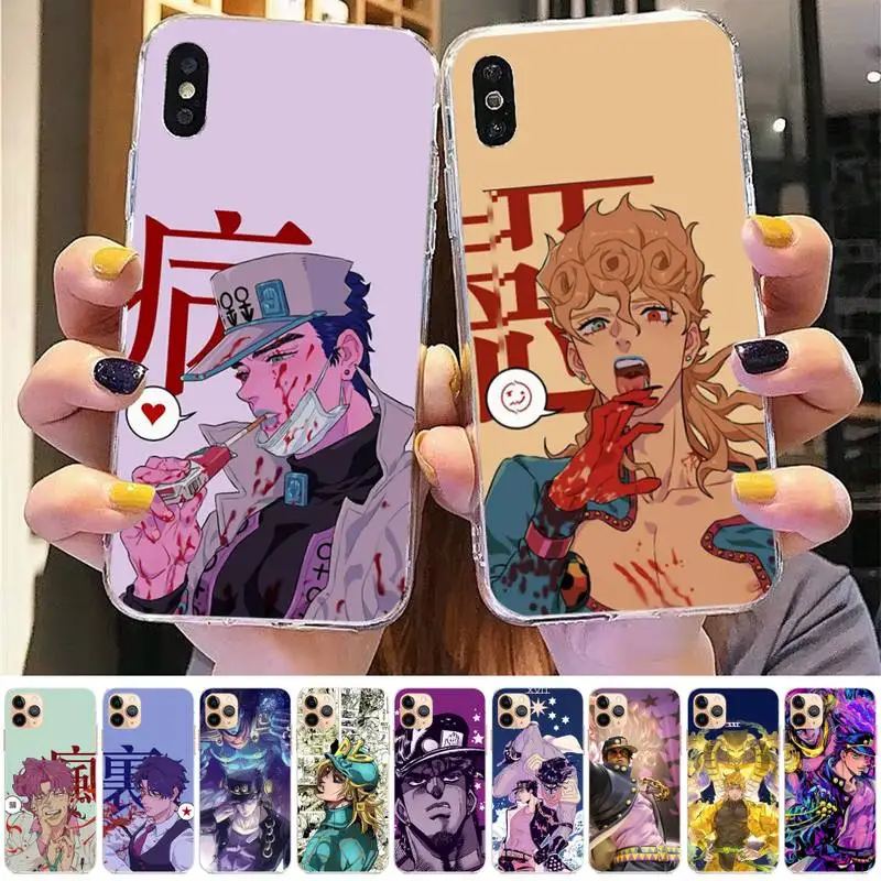 Anime JoJos Bizarre Adventure Phone Case for iphone 13 11 12 pro XS MAX 8 7 6 6S Plus X 5S SE 2020 XR case
Anime JoJos Bizarre Adventure Phone Case for iphone 13 11 12 pro XS MAX 8 7 6 6S Plus X 5S SE 2020 XR case