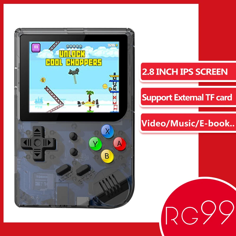 ANBERNIC RG99 Ретро игра 99 видео игр Ручной игровой плеер встроенные 169 классические игры для ребенка Ностальгический плеер подарок для детей
ANBERNIC RG99 Ретро игра 99 видео игр Ручной игровой плеер встроенные 169 классические игры для ребенка Ностальгический плеер подарок для детей