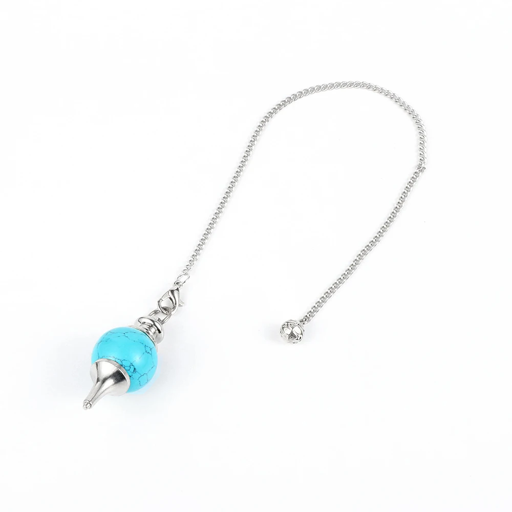 Natural Stone Conical large Bead Pendant Pendulum Fortune-Telling Pendulums Pendule Reiki Lucky Amule Pendule Dowsing Divination
Natural Stone Conical large Bead Pendant Pendulum Fortune-Telling Pendulums Pendule Reiki Lucky Amule Pendule Dowsing Divination