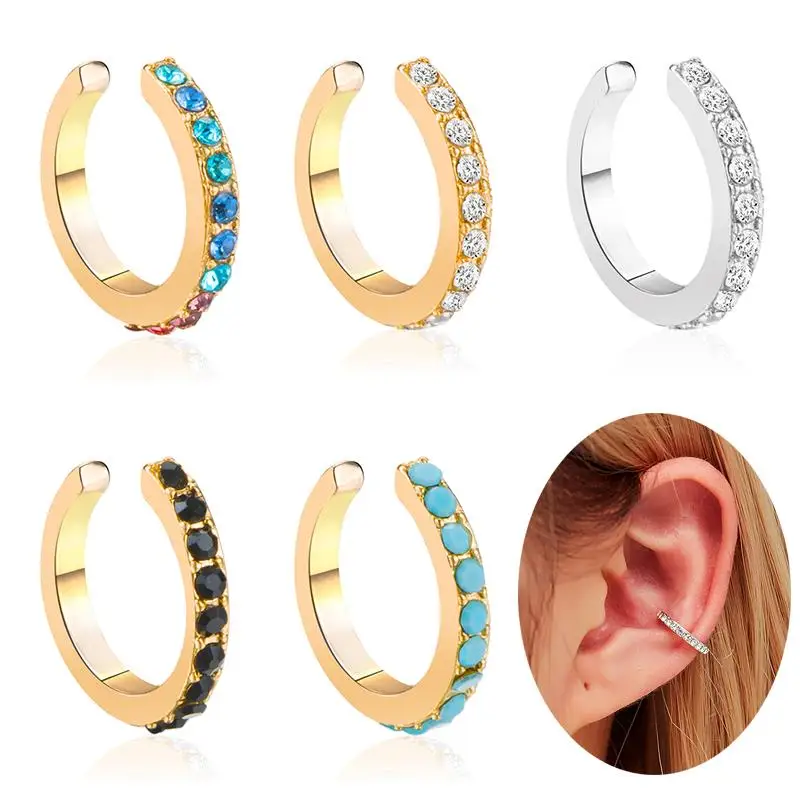 1 Pc Vintage Crystal Clip on Non Pierced Earrings Unisex Rock Girl Without Piercing Women Fashion Jewelry Nose Ring Ear Cuff
1 Pc Vintage Crystal Clip on Non Pierced Earrings Unisex Rock Girl Without Piercing Women Fashion Jewelry Nose Ring Ear Cuff