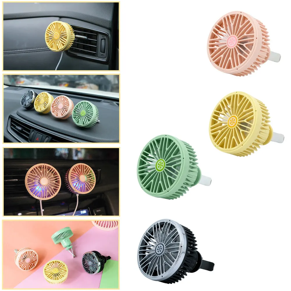 USB Electric Car Auto Air Vent Clip Outlet Fan Mini LED Light 7 Blade Air Cooler Adjustable 3-Speed with Light
USB Electric Car Auto Air Vent Clip Outlet Fan Mini LED Light 7 Blade Air Cooler Adjustable 3-Speed with Light