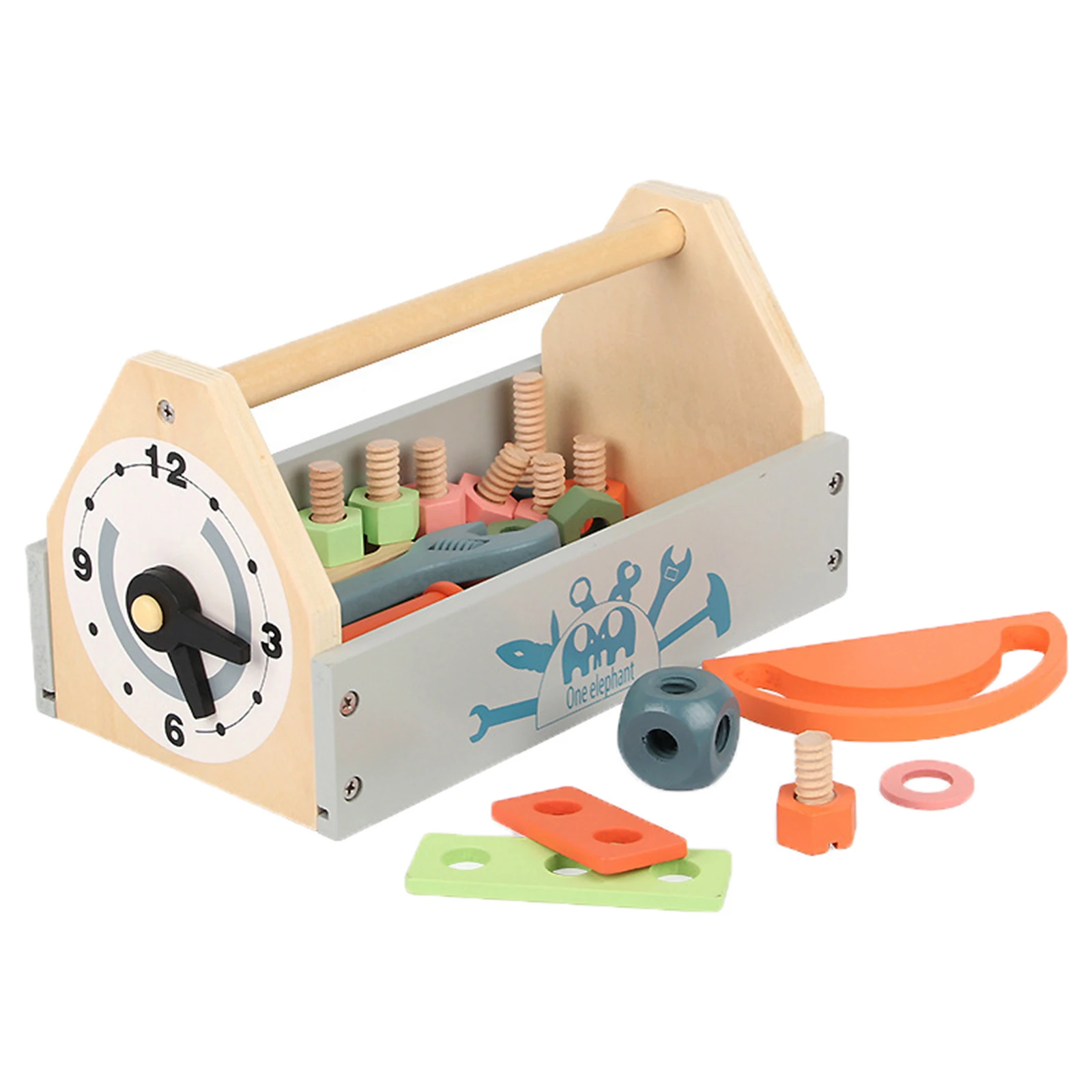 Montessori Wooden Screw Block Toy DIY Manipulative Construction Educational
Montessori Wooden Screw Block Toy DIY Manipulative Construction Educational