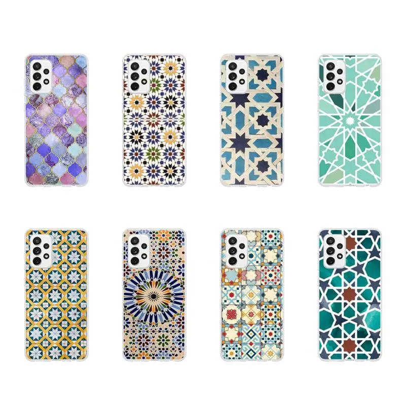 Moroccan Tile Painted pattern Phone Case Transparent For Samsung Galaxy A S Note 9 11 10 51 50 71 70 80 20 21 30s ultra plus
Moroccan Tile Painted pattern Phone Case Transparent For Samsung Galaxy A S Note 9 11 10 51 50 71 70 80 20 21 30s ultra plus