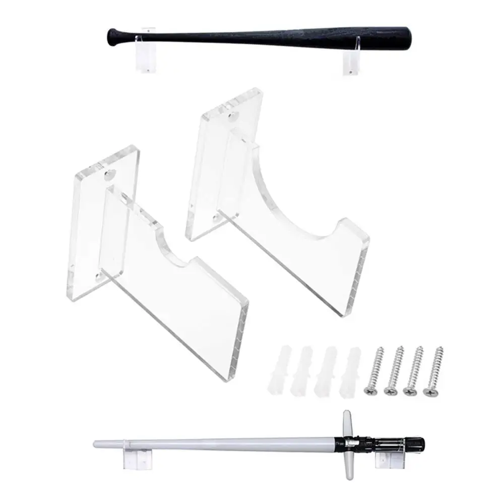 Baseball Bat Display Stand Acrylic Wall Mount Softball Bat Supports Bracket Holder Baseball Bat Hanger for Horizontal Display
Baseball Bat Display Stand Acrylic Wall Mount Softball Bat Supports Bracket Holder Baseball Bat Hanger for Horizontal Display