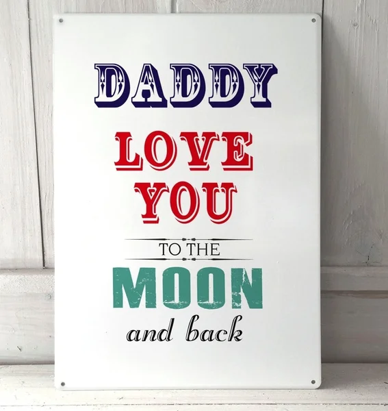 Personalised Metal Sign Daddy I Love You to the Moon and Back Quote Fathers Day Gift Idea Sign 20x30 Cm(Visit Our Store, More
Personalised Metal Sign Daddy I Love You to the Moon and Back Quote Fathers Day Gift Idea Sign 20x30 Cm(Visit Our Store, More