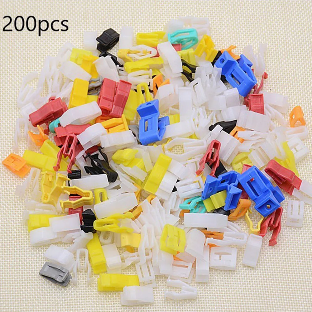 200pcs/pack Rivet Fastener Clips Car Audio Panel Buckle Center Console Instrument Panel Plastic Buckle
200pcs/pack Rivet Fastener Clips Car Audio Panel Buckle Center Console Instrument Panel Plastic Buckle