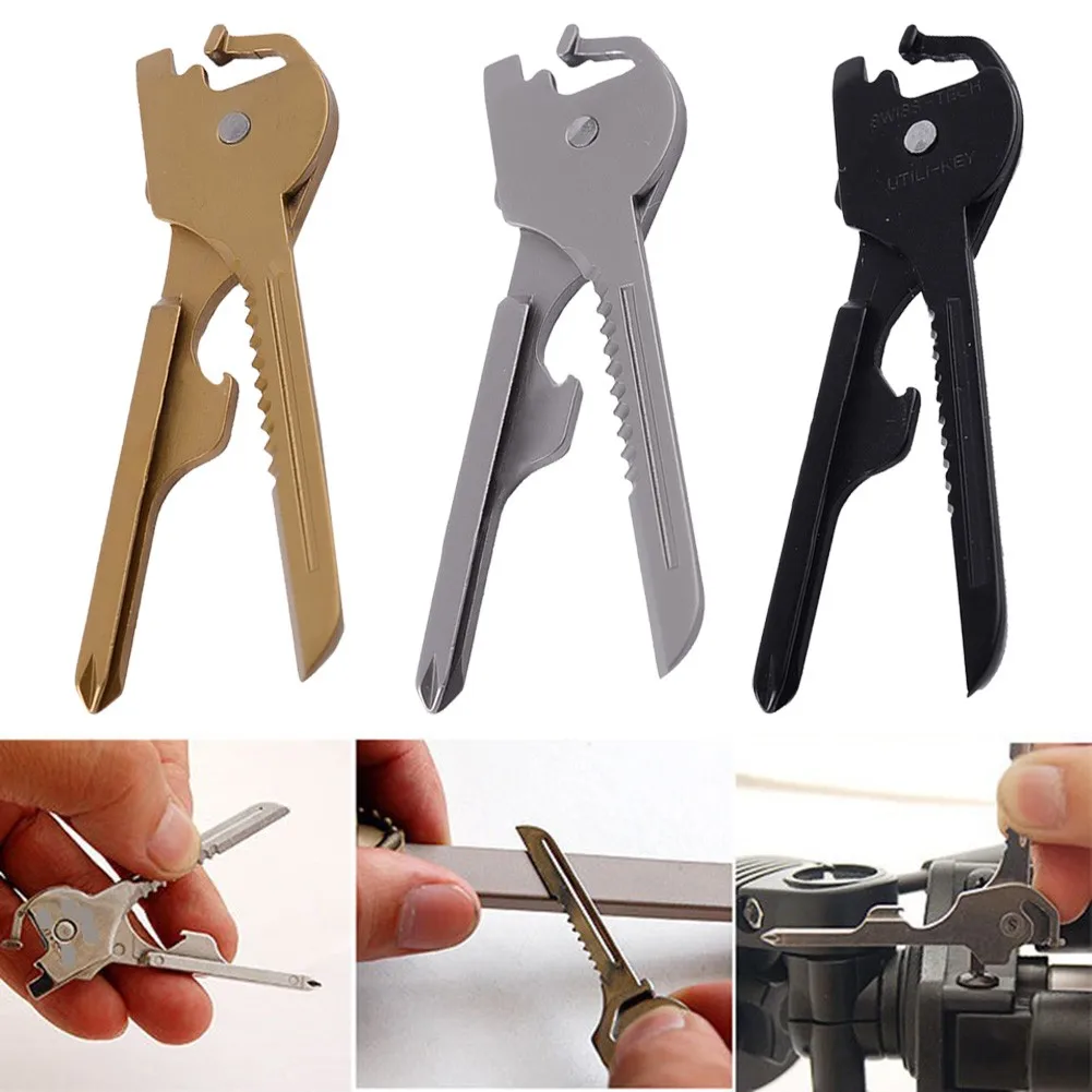 6 In 1 Outdoor Tools Stainless Steel Mini Pocket Screwdriver Multitool Bottle Opener Keyring Screwdriver Camping Equipment
6 In 1 Outdoor Tools Stainless Steel Mini Pocket Screwdriver Multitool Bottle Opener Keyring Screwdriver Camping Equipment