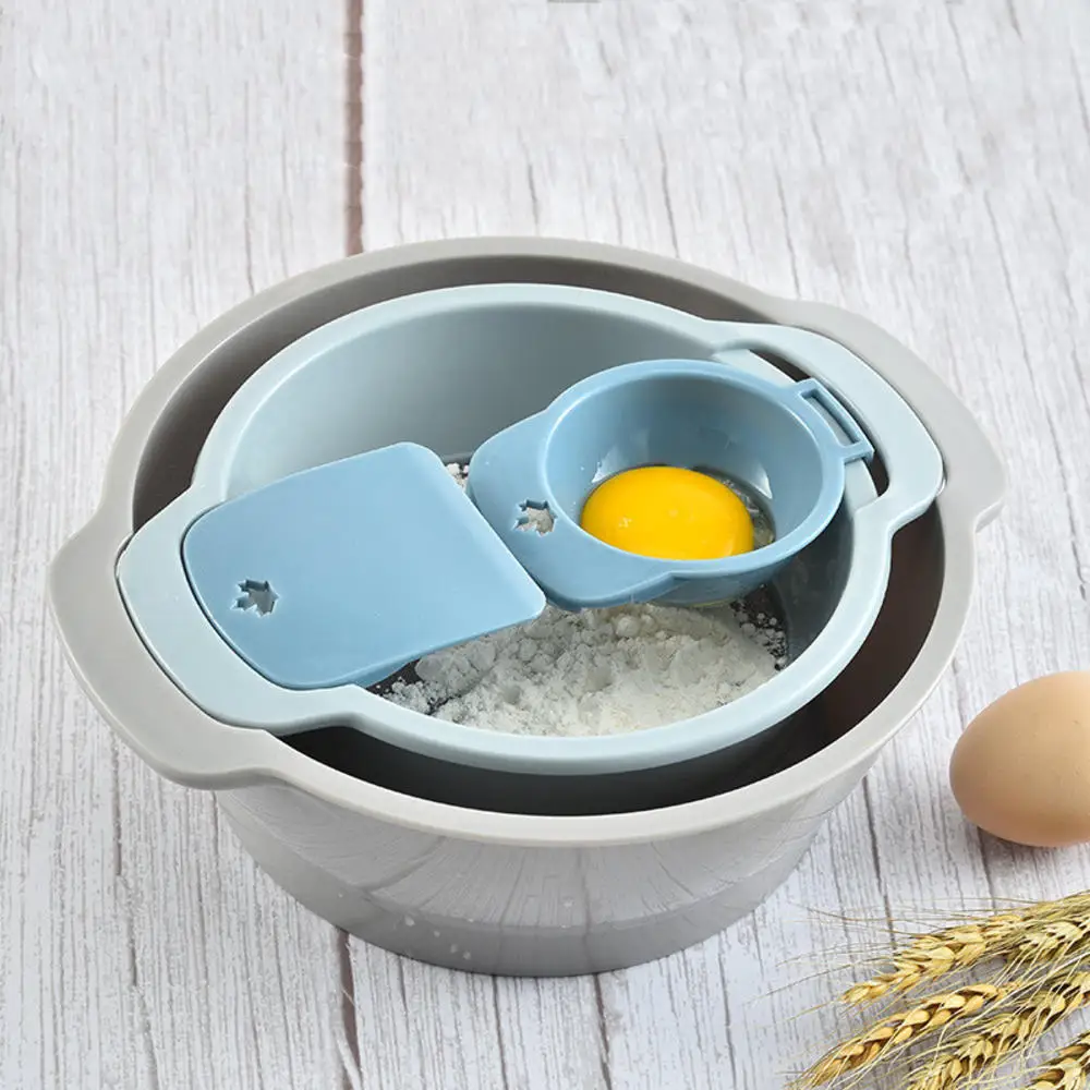 4PCS/Set Egg Yolk Separator Knead Dough Pot Baking Flour Sieve Mixing Bowl Pastry Tools Sugar Shaker Sieve Cup Shape Bakeware
4PCS/Set Egg Yolk Separator Knead Dough Pot Baking Flour Sieve Mixing Bowl Pastry Tools Sugar Shaker Sieve Cup Shape Bakeware