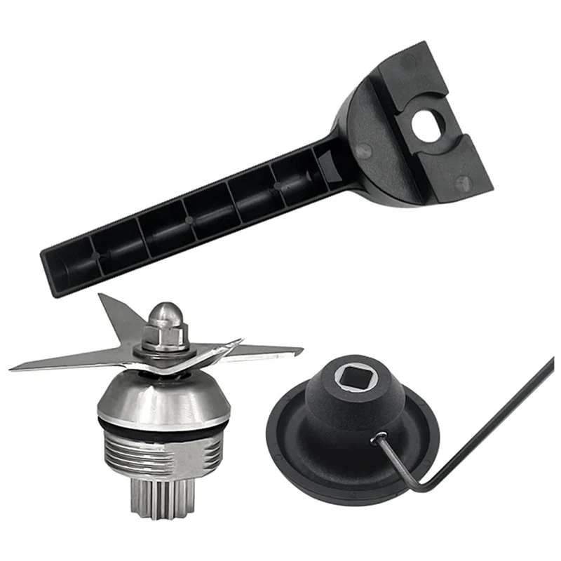Blender Wet Blade Assembly - Wrench & Removal Tool& Drive Socket Replacement Part for Vitamix 5200 Series
Blender Wet Blade Assembly - Wrench & Removal Tool& Drive Socket Replacement Part for Vitamix 5200 Series